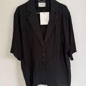 DISSH Charcoal Textured Shirt